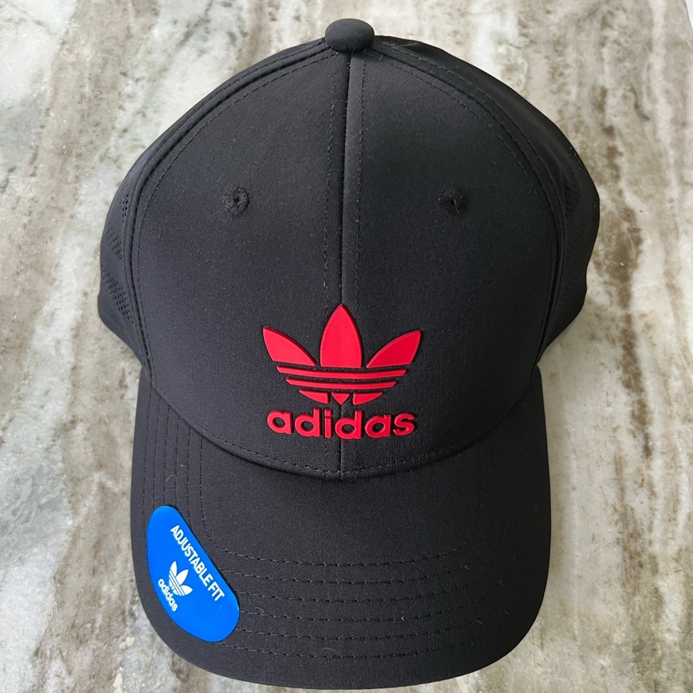 adidas Originals Beacon Trefoil III Snapback Hat - Black